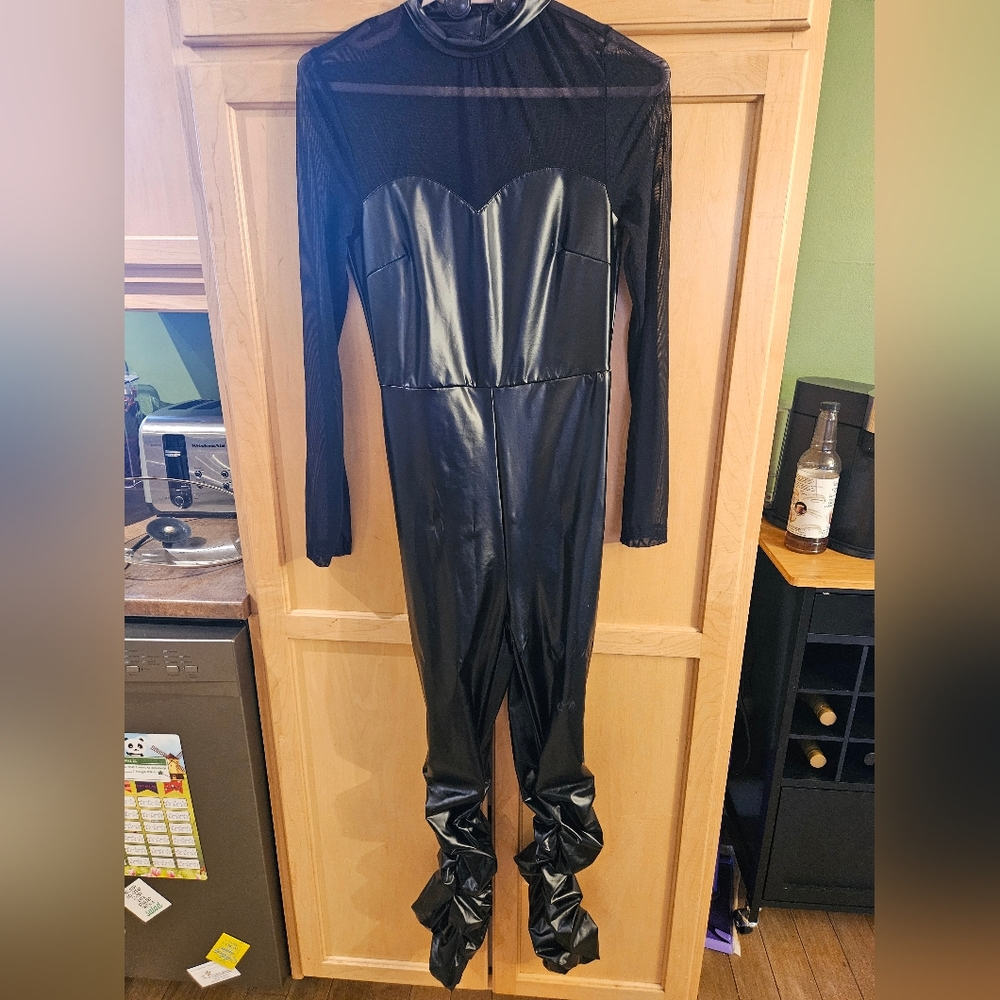 Leather bodysuit